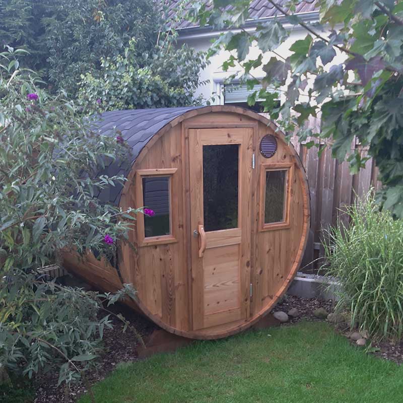 Barrel Sauna 4 Person Outdoor Garden Sauna 2-2.3m | Customisable Garden Sauna