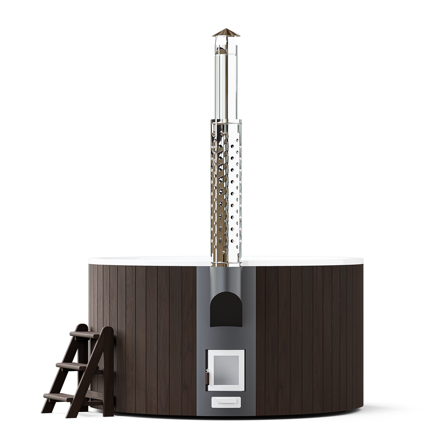 Polar Spa Elite 200 Wood Fired 35kW Stove 4-6 Person Hot Tub