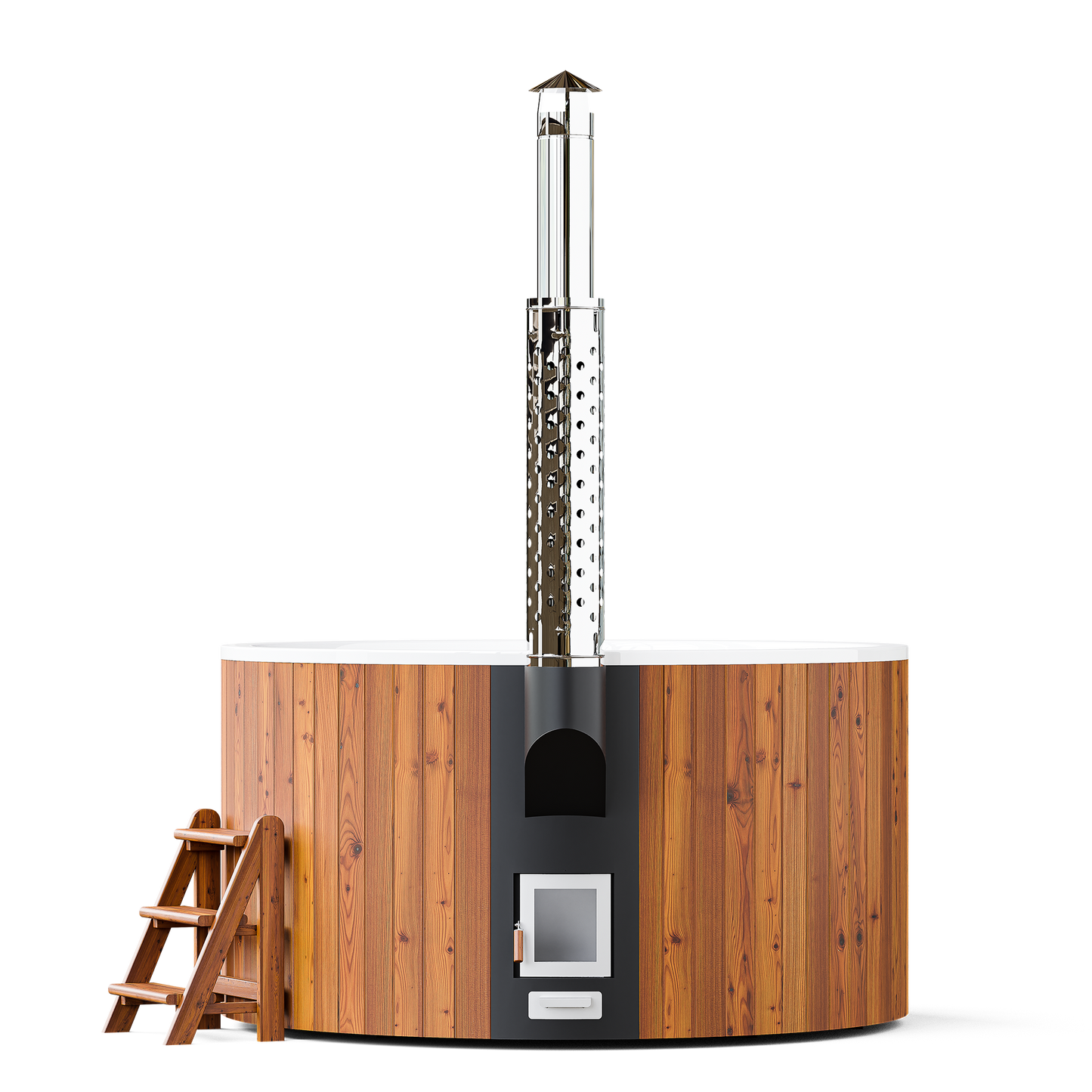 Polar Spa Elite 200 Wood Fired 35kW Stove 4-6 Person Hot Tub