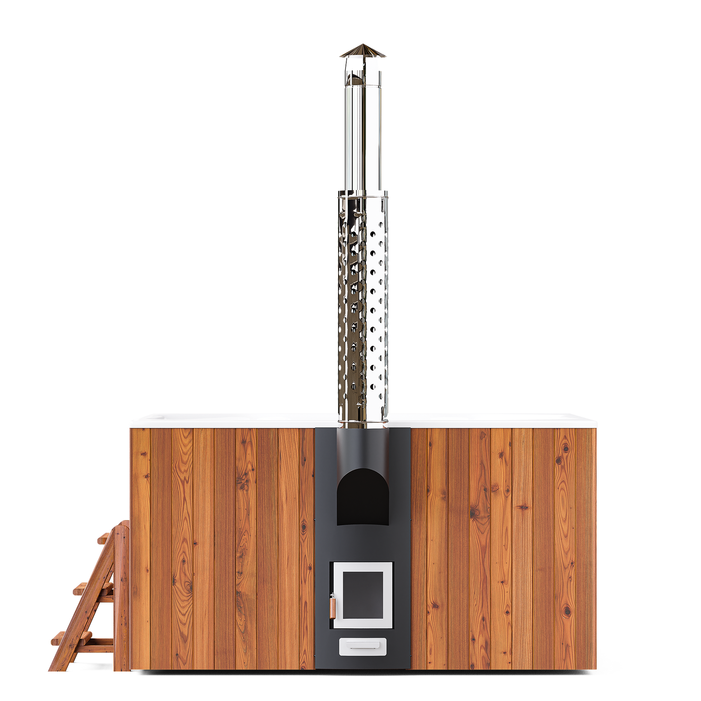 Polar Spa Elite Quattro 200 Wood Fired 35kW Stove 6-8 Person Hot Tub