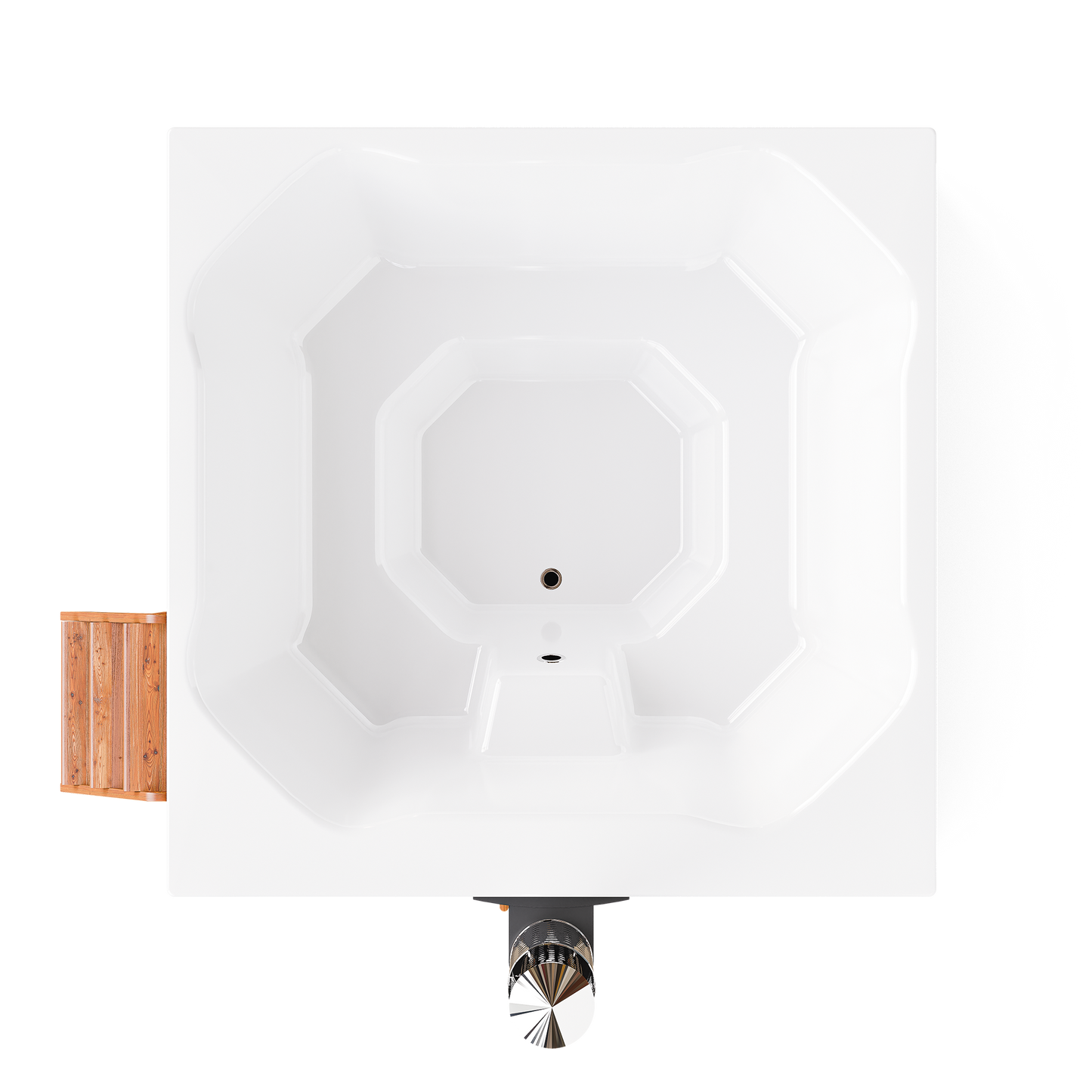 Polar Spa Elite Quattro 200 Wood Fired 35kW Stove 6-8 Person Hot Tub