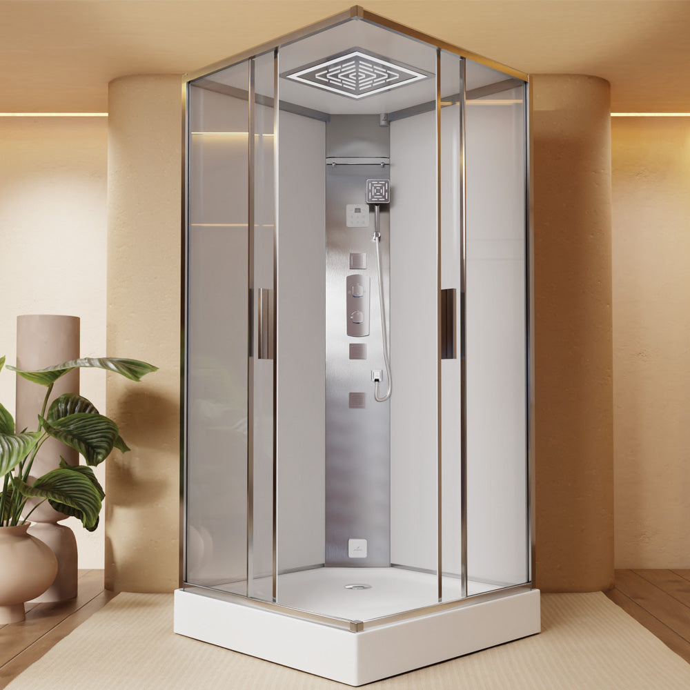 Jaquar Oasis Steam and Shower Cabin With Bluetooth and Chromotherapy