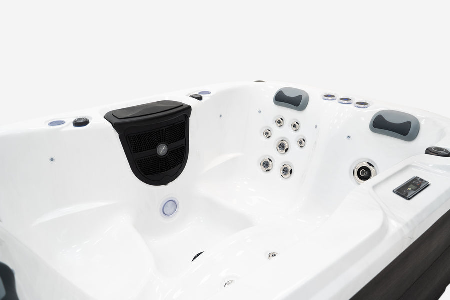 Platinum Spas 2-3 Person Hot Tub 13 Amp | Bluetooth Speakers, Ozone Water Care, 26 Jets, Lounger