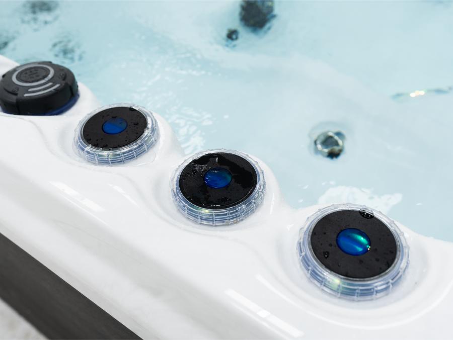 Platinum Spas 4-5 Person Hot Tub 13 Amp | Bluetooth Speakers, Ozone Water Care, 27 Jets, 2 Lounges