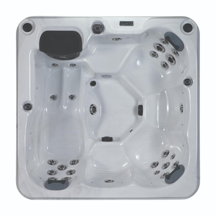 Platinum Spas 4-6 Person Hot Tub 13 Amp | Bluetooth Speakers, Ozone Water Care, 28 Jets, Lounger