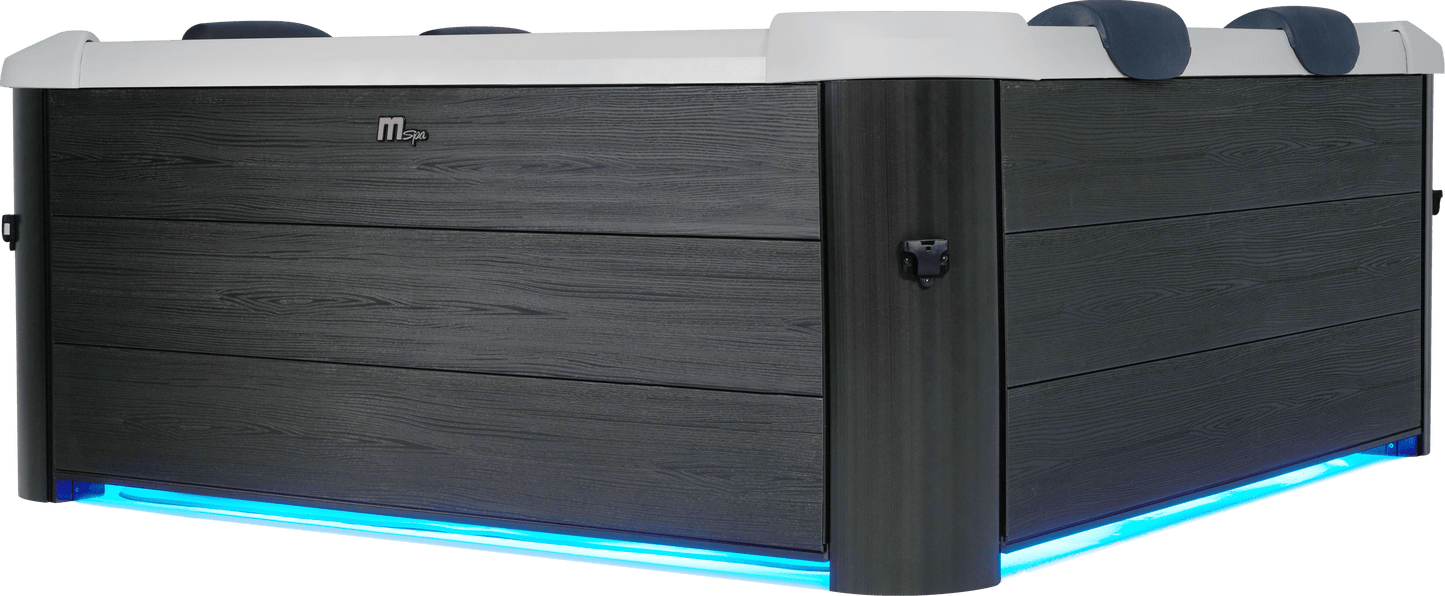 MSpa Oslo Plus 6 Person Rigid Wall Hot Tub with Hydro Jets, UVC, Ozone & LED | Plug and Play Hot Tub
