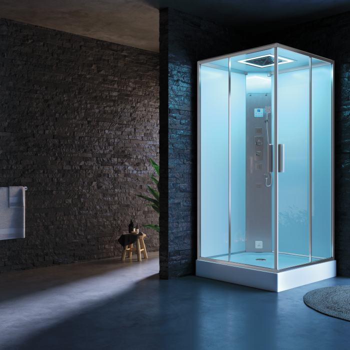 Jaquar Oasis Steam and Shower Cabin With Bluetooth and Chromotherapy