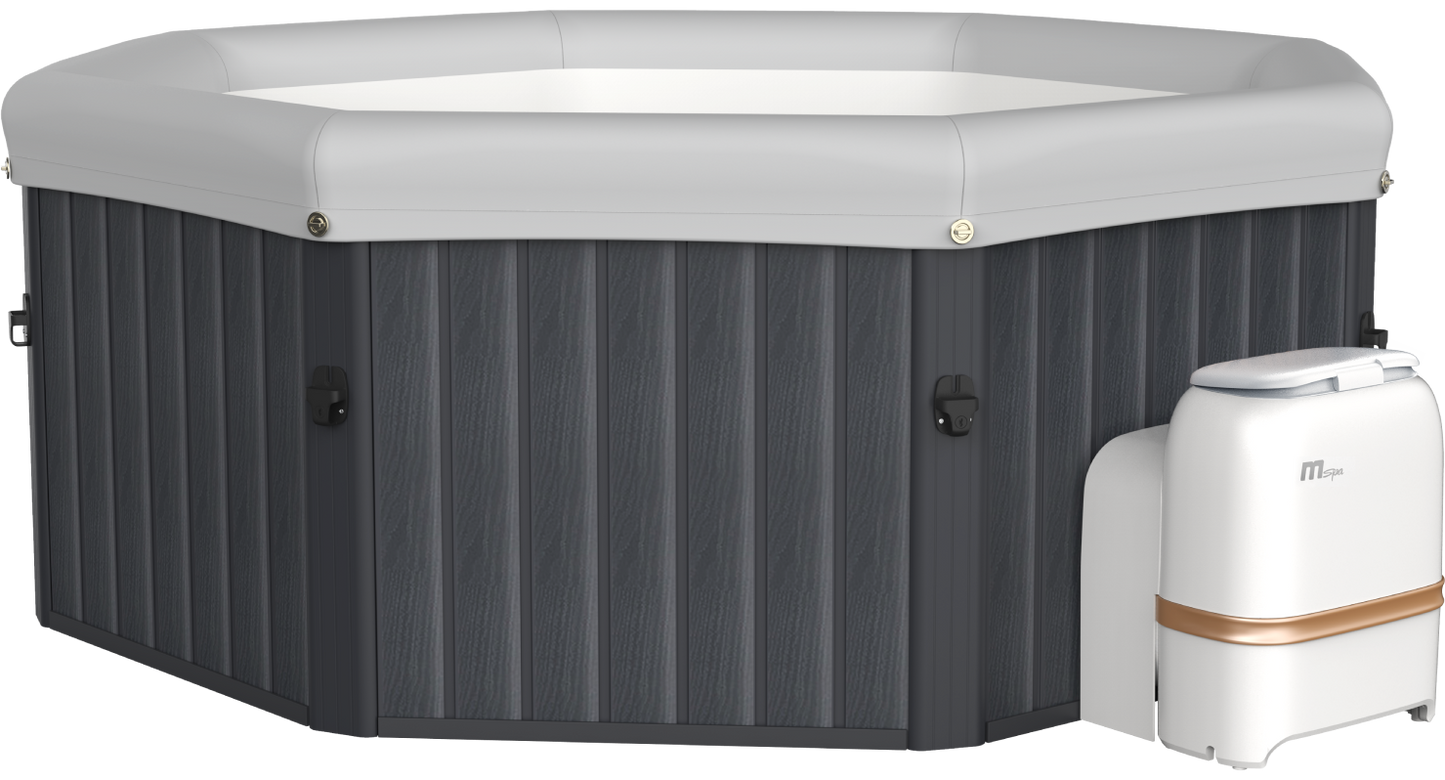 MSpa Tuscany 6 Person Hard Frame Octagonal, Wi-Fi Controlled