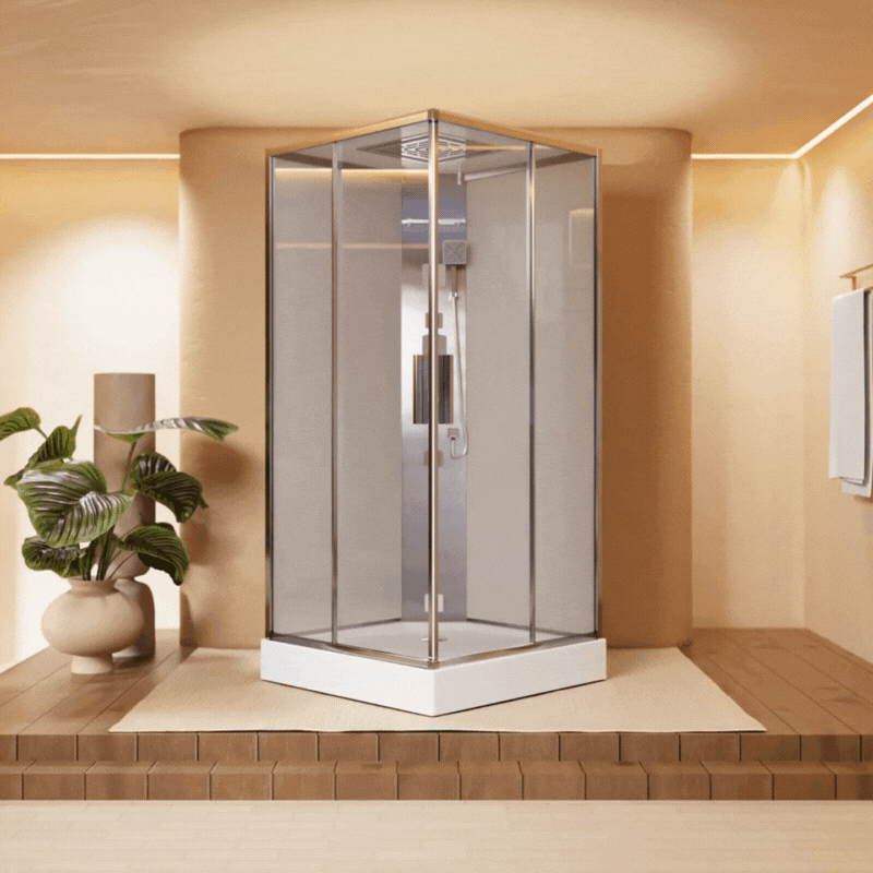 Jaquar Oasis Steam and Shower Cabin With Bluetooth and Chromotherapy
