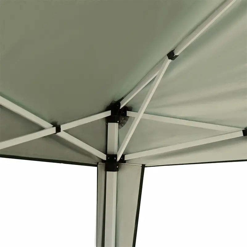 Outsunny 3 x 3M Garden Pop Up Gazebo Height Adjustable Marquee Party Tent Wedding Canopy with Carrying Bag