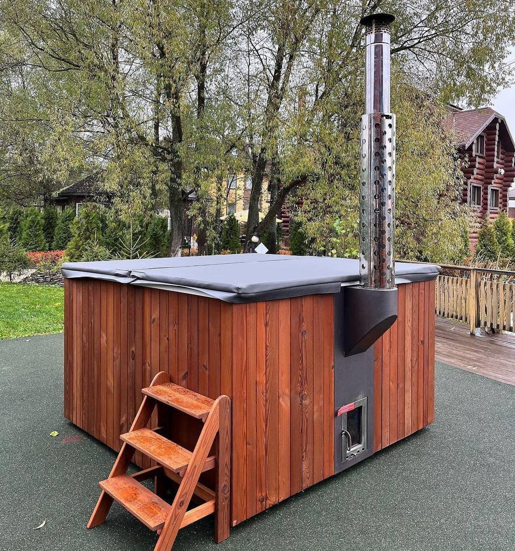 Polar Spa Elite Quattro 200 Wood Fired 35kW Stove 6-8 Person Hot Tub