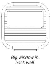 No Front Windows + Big Back Window