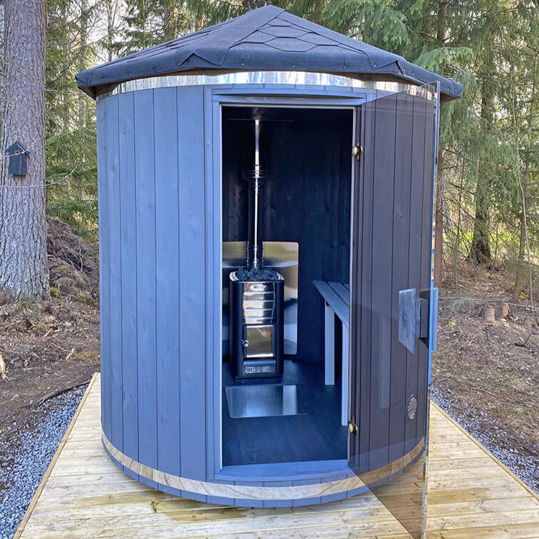Baltresto Vertical 1 - 2 Person Outdoor Sauna