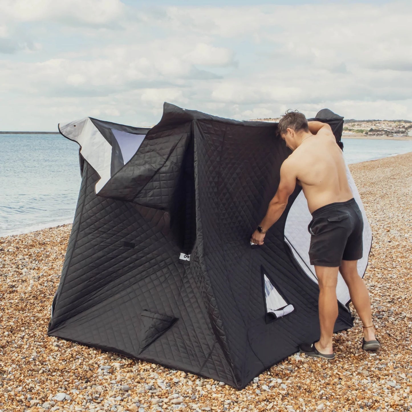 Portable Sauna Tent with Wood Stove | Outdoor Steam Sauna Bundle