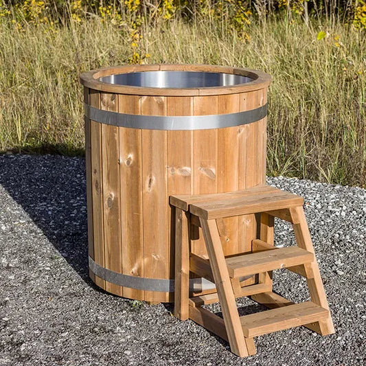 Stainless Steel Wooden Ice bath | 1 Person Recovery Cold Plunge