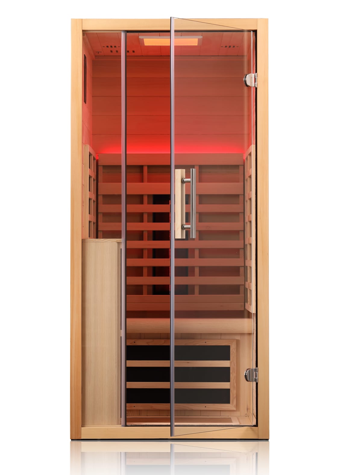 Jaquar Solo One Indoor Infrared Sauna 1 Person- Red