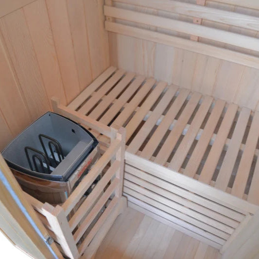 Inside Tidal 1 Person Indoor Traditional Sauna