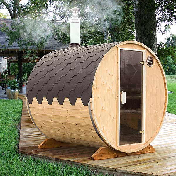 Barrel Sauna 4 Person Outdoor Garden Sauna 2-2.3m | Customisable Garden Sauna