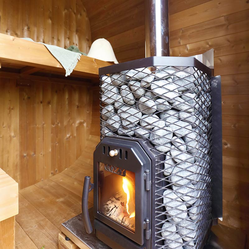 Compact Cube Barrel Sauna | Customisable 2 - 3 Person 1.7m Sauna