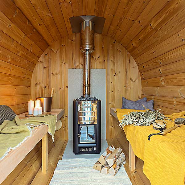 Barrel Sauna 4 Person Outdoor Garden Sauna 2-2.3m | Customisable Garden Sauna