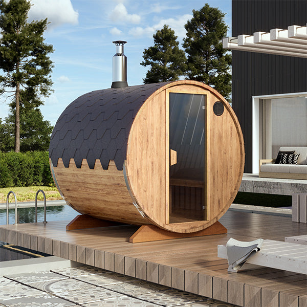 Barrel Sauna 4 Person Outdoor Garden Sauna 2-2.3m | Customisable Garden Sauna