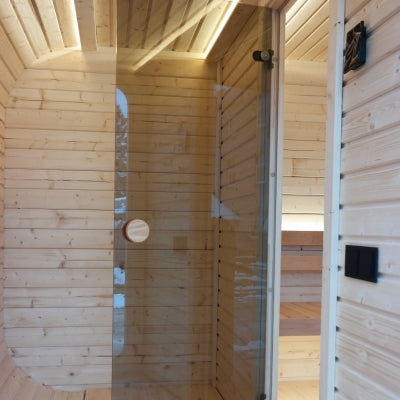 Viking Industrier Luna 6-8 Person Outdoor Sauna With Changing Room