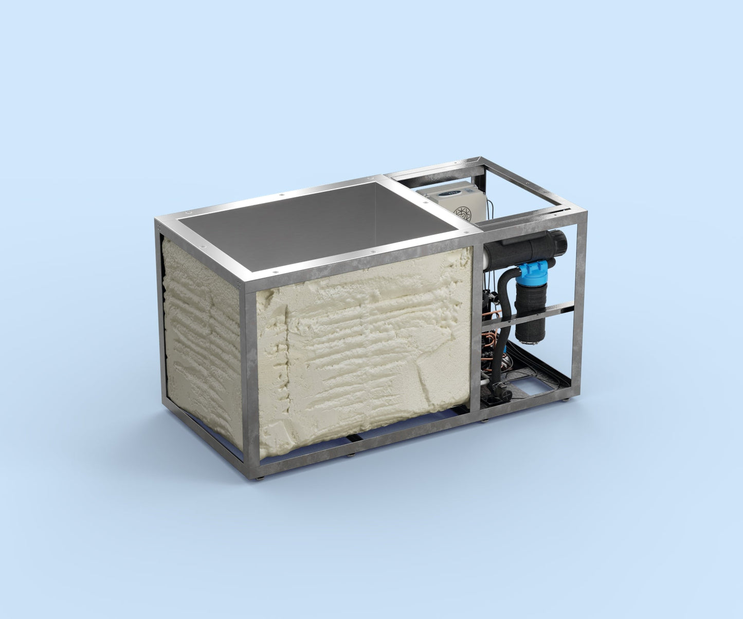Brass Monkey Ice Bath With Automated Ice Creation