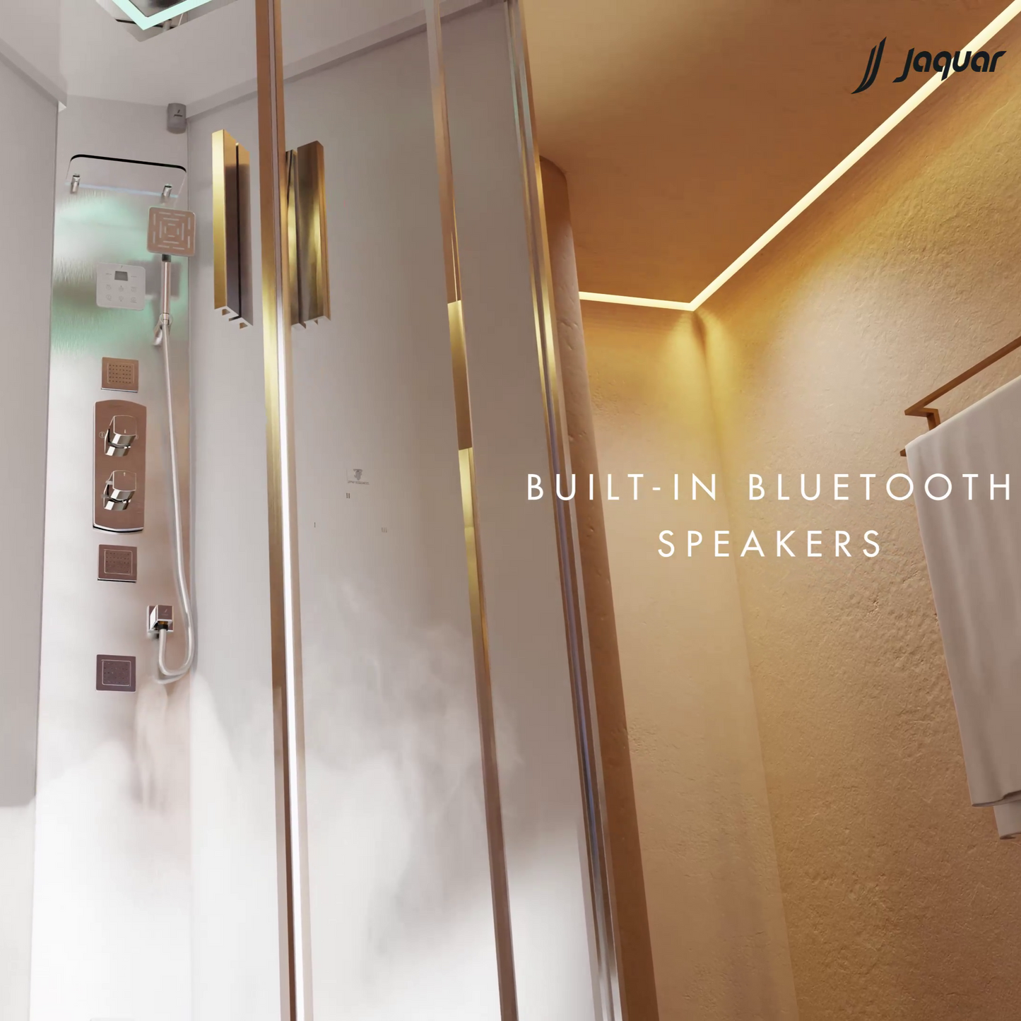 Jaquar Oasis Steam and Shower Cabin With Bluetooth and Chromotherapy