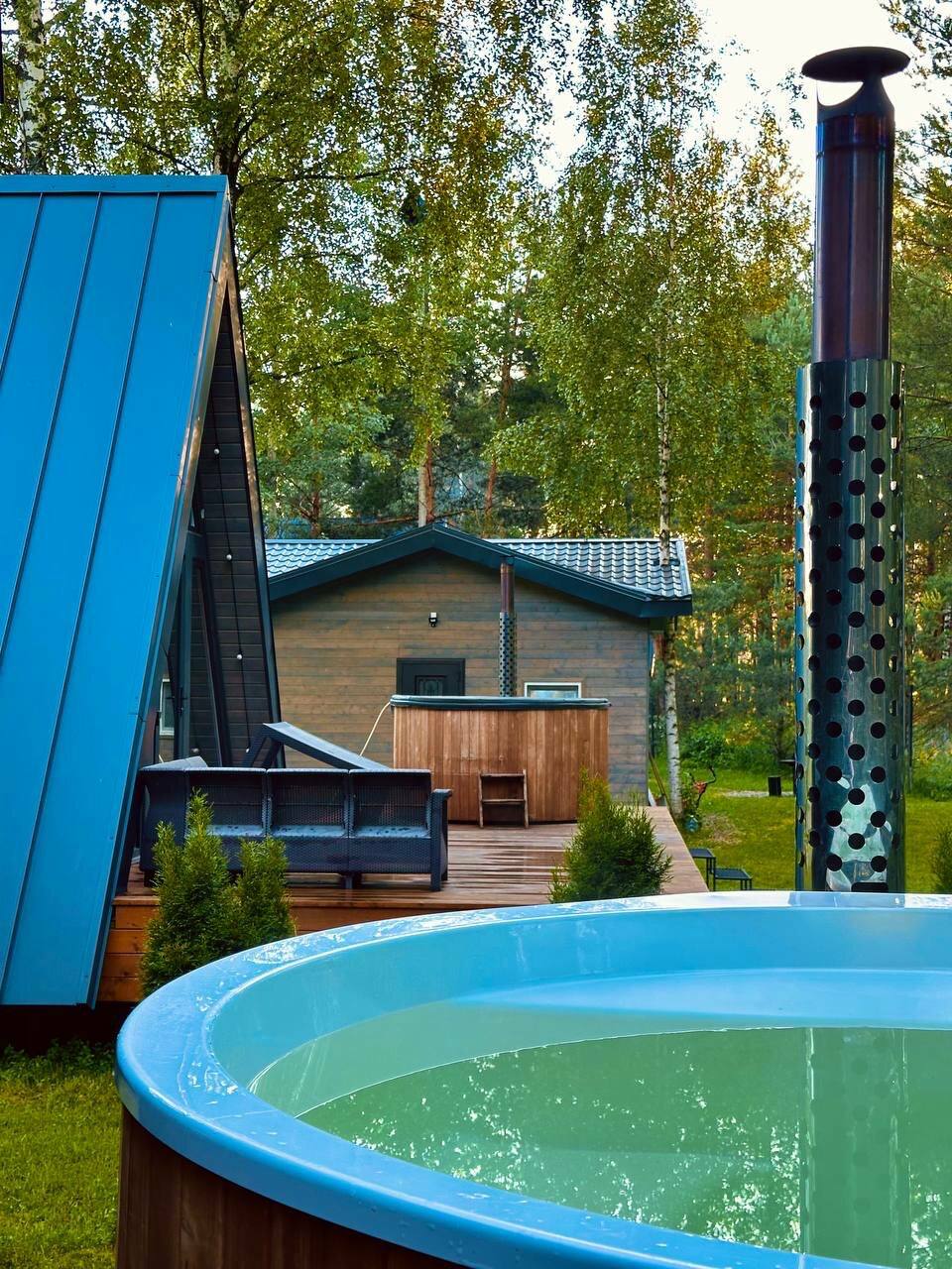 Polar Spa Elite 200 Wood Fired 35kW Stove 4-6 Person Hot Tub