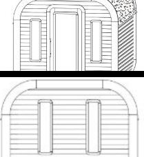 2 Windows (Front + Back)