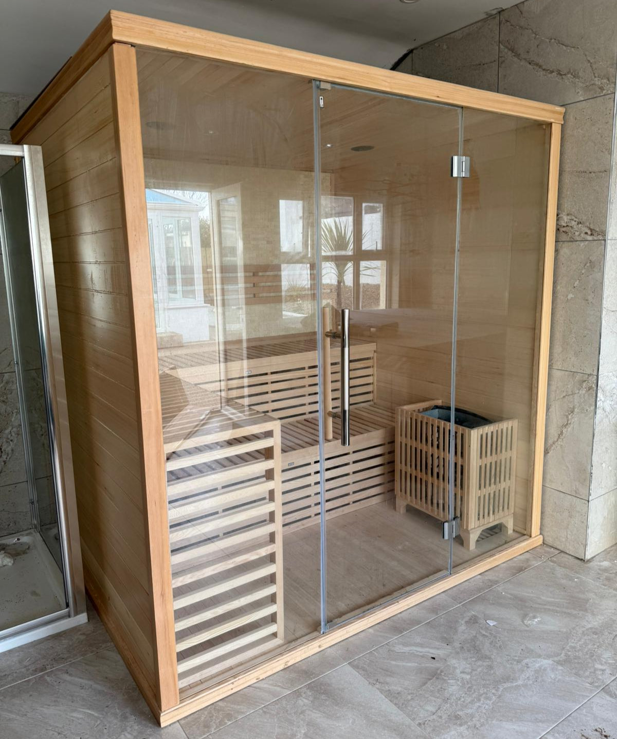 Tidal Wave 3 Two Tier Traditional Indoor Sauna