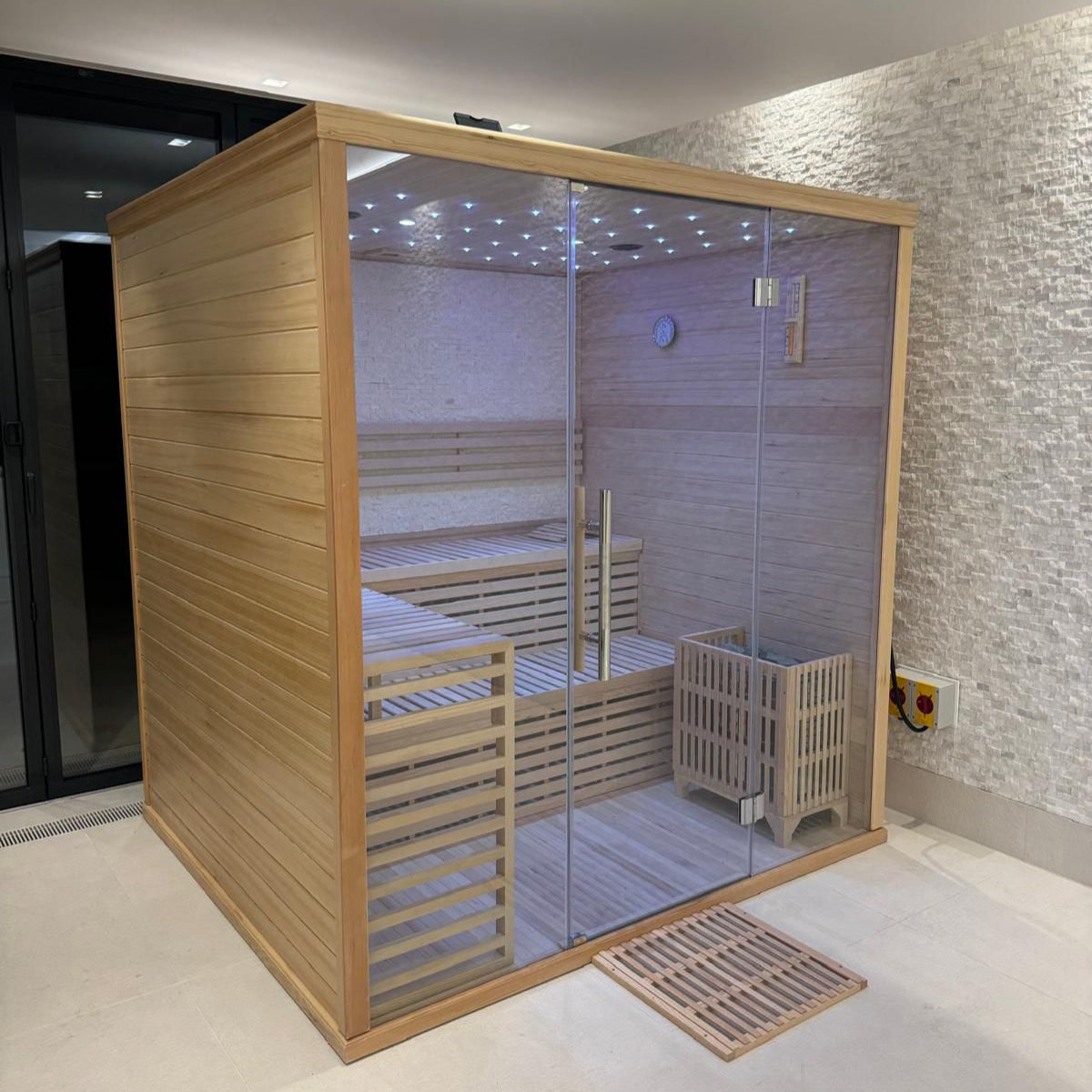 Tidal Wave 3 Two Tier Traditional Indoor Sauna