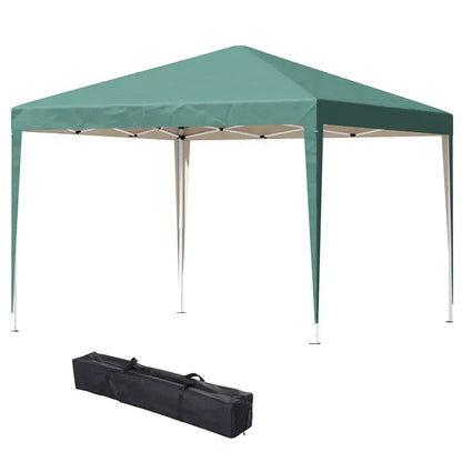 Outsunny 3 x 3M Garden Pop Up Gazebo Height Adjustable Marquee Party Tent Wedding Canopy with Carrying Bag