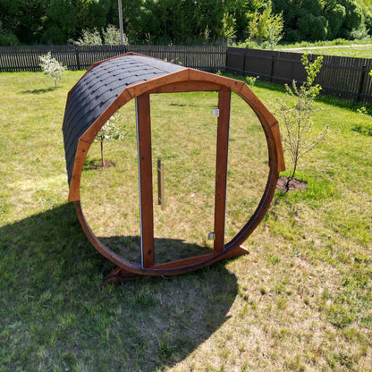 Mirrored Outdoor Sauna 4-6 Person 2m - 3m | Customisable Garden Sauna