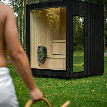 Celsium Wellness Jonas Classic 4 Person Square Traditional Sauna