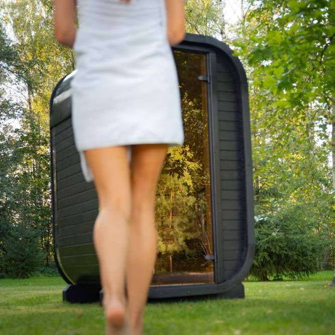 Celsium Wellness Micro Sauna | 1-2 Person Outdoor Traditional Sauna