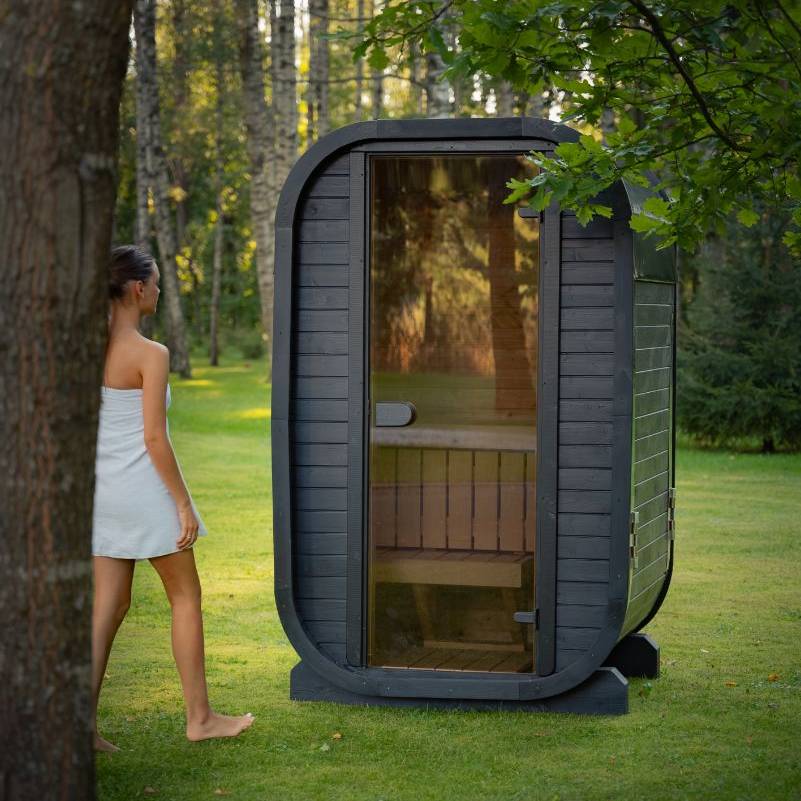 Celsium Wellness Micro Sauna | 1-2 Person Outdoor Traditional Sauna