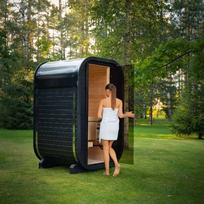 Celsium Wellness Micro Sauna | 1-2 Person Outdoor Traditional Sauna