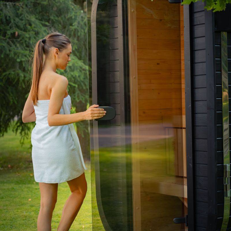 Celsium Wellness Micro Sauna | 1-2 Person Outdoor Traditional Sauna