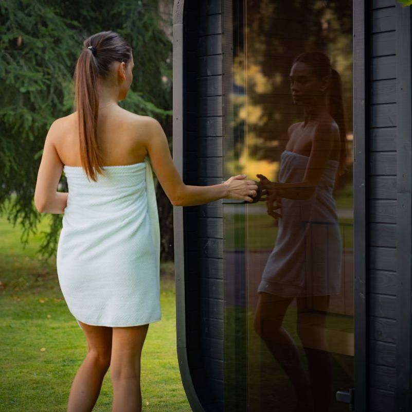 Celsium Wellness Micro Sauna | 1-2 Person Outdoor Traditional Sauna