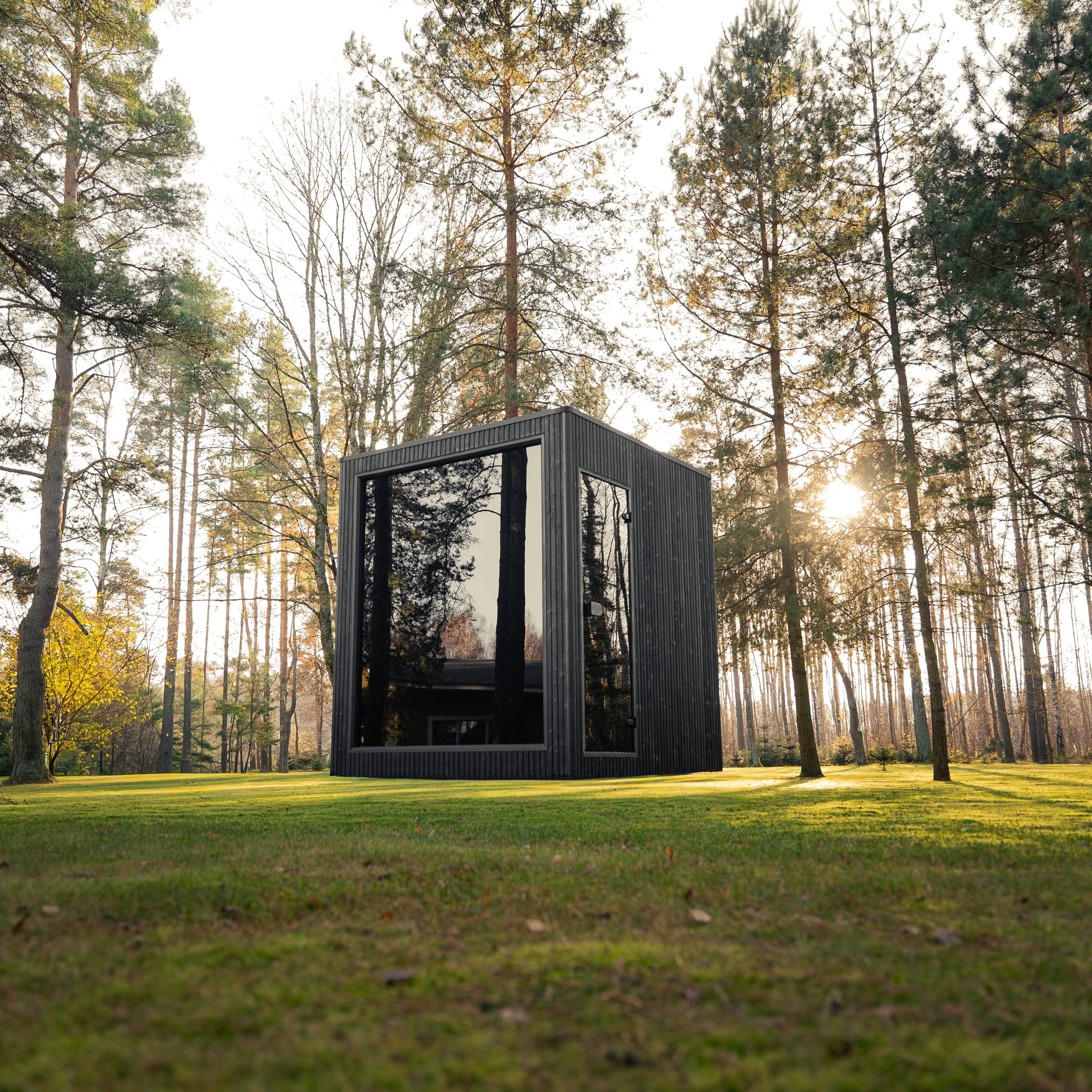 Celsium Wellness Jonas Classic 4 Person Square Traditional Sauna