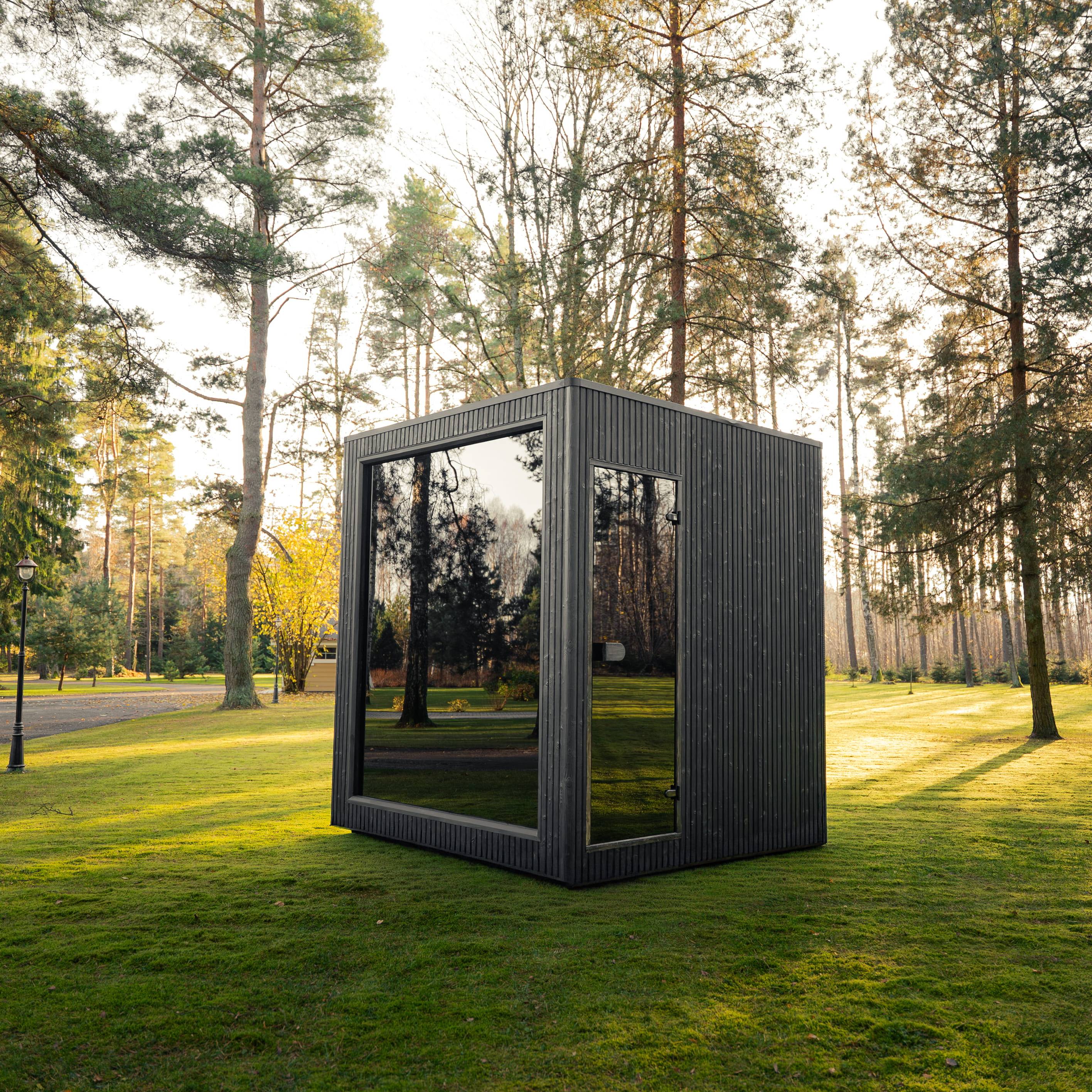 Celsium Wellness Jonas Classic 4 Person Square Traditional Sauna