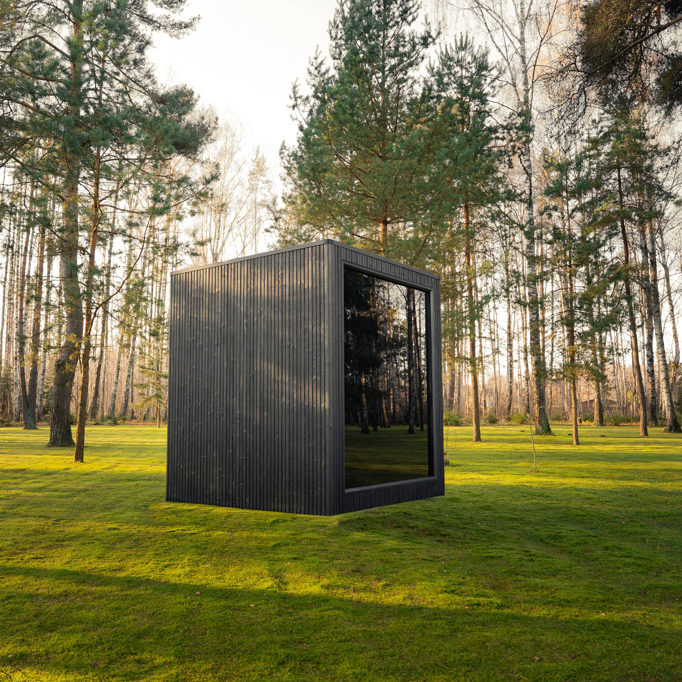 Celsium Wellness Jonas Classic 4 Person Square Traditional Sauna