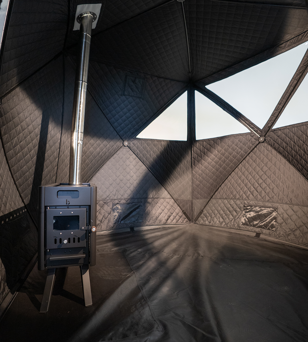 Bast Näver Basic Portable Sauna Tent | 4–6 Person Pop-Up Outdoor Sauna with Wood Stove