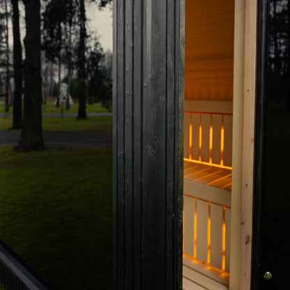 Celsium Wellness Jonas Classic 4 Person Square Traditional Sauna