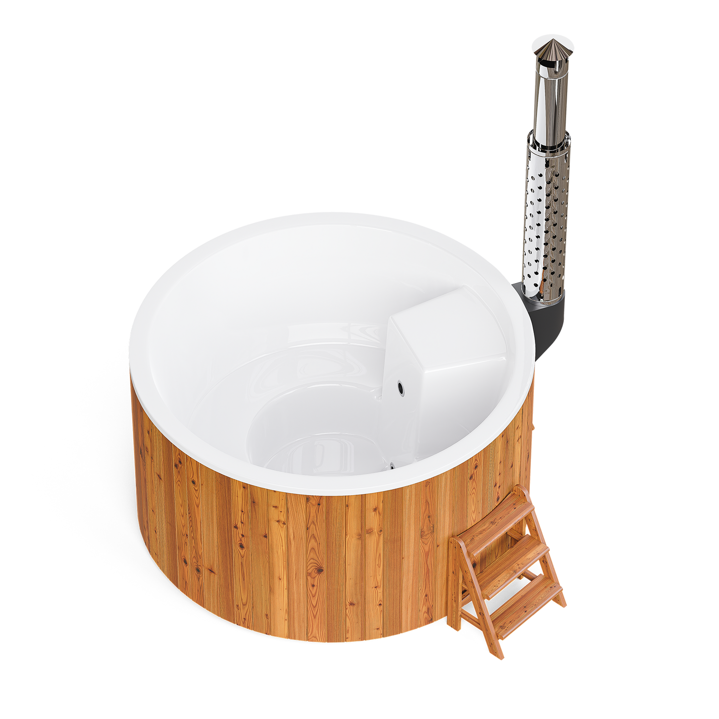 Polar Spa Elite 200 Wood Fired 35kW Stove 4-6 Person Hot Tub