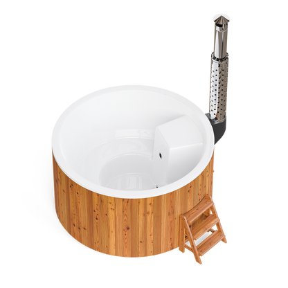 Polar Spa Elite 200 Wood Fired 35kW Stove 4-6 Person Hot Tub