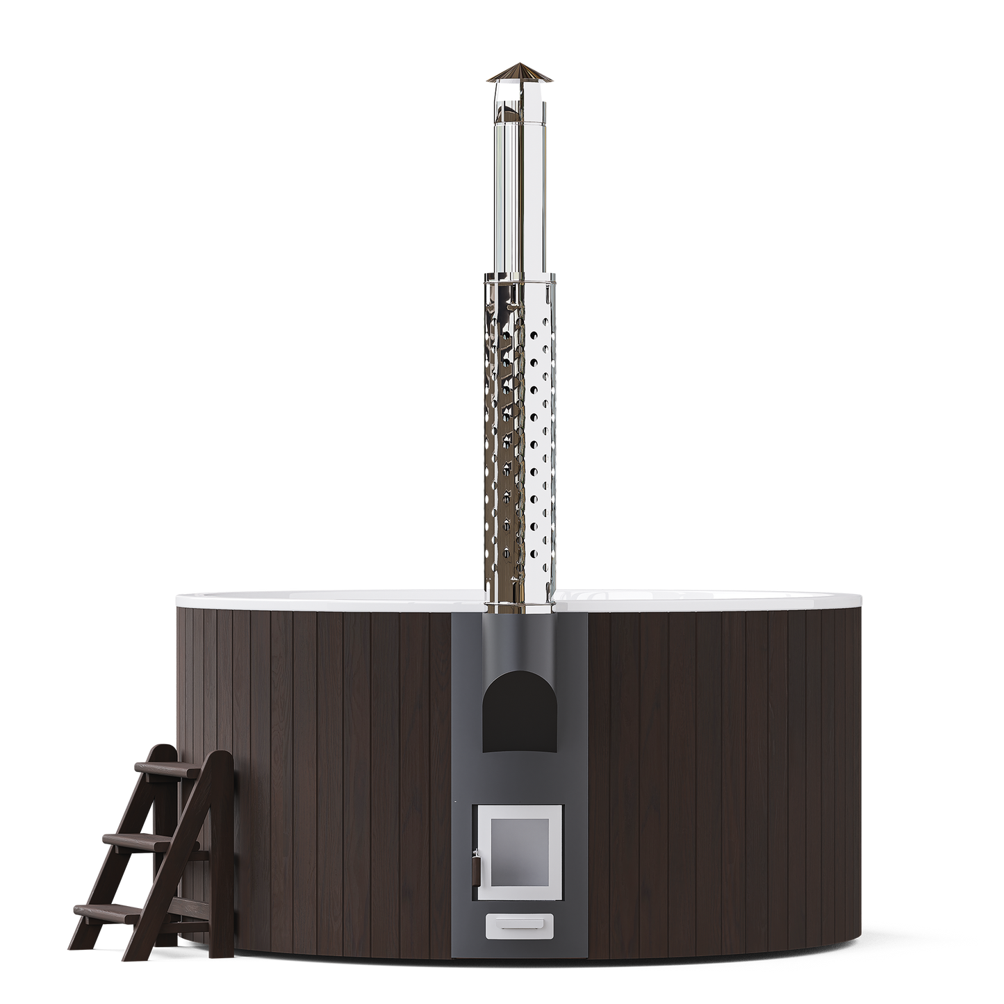 Polar Spa Elite 220 Wood Fired 35kW Stove 6-8 Person Hot Tub