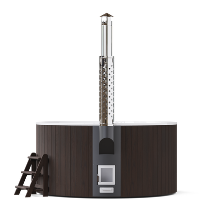 Polar Spa Elite 220 Wood Fired 35kW Stove 6-8 Person Hot Tub