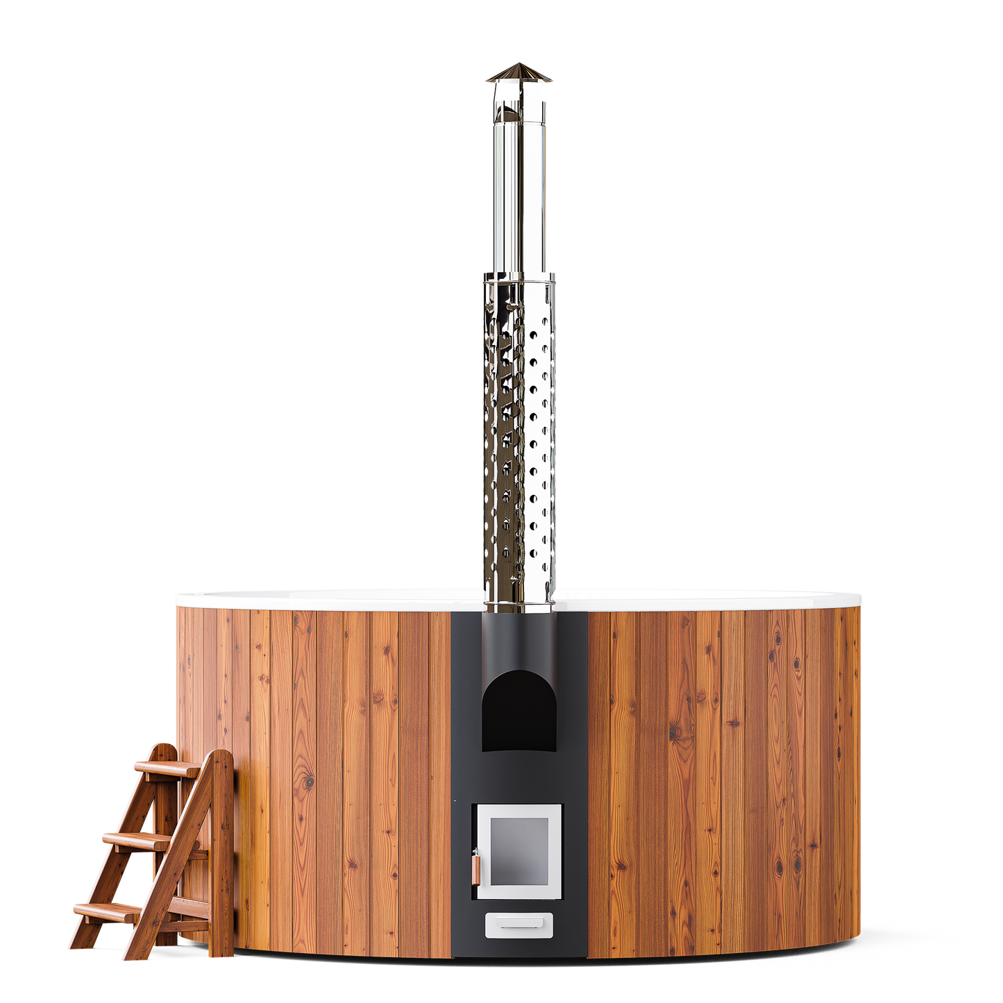 Polar Spa Elite 220 Wood Fired 35kW Stove 6-8 Person Hot Tub